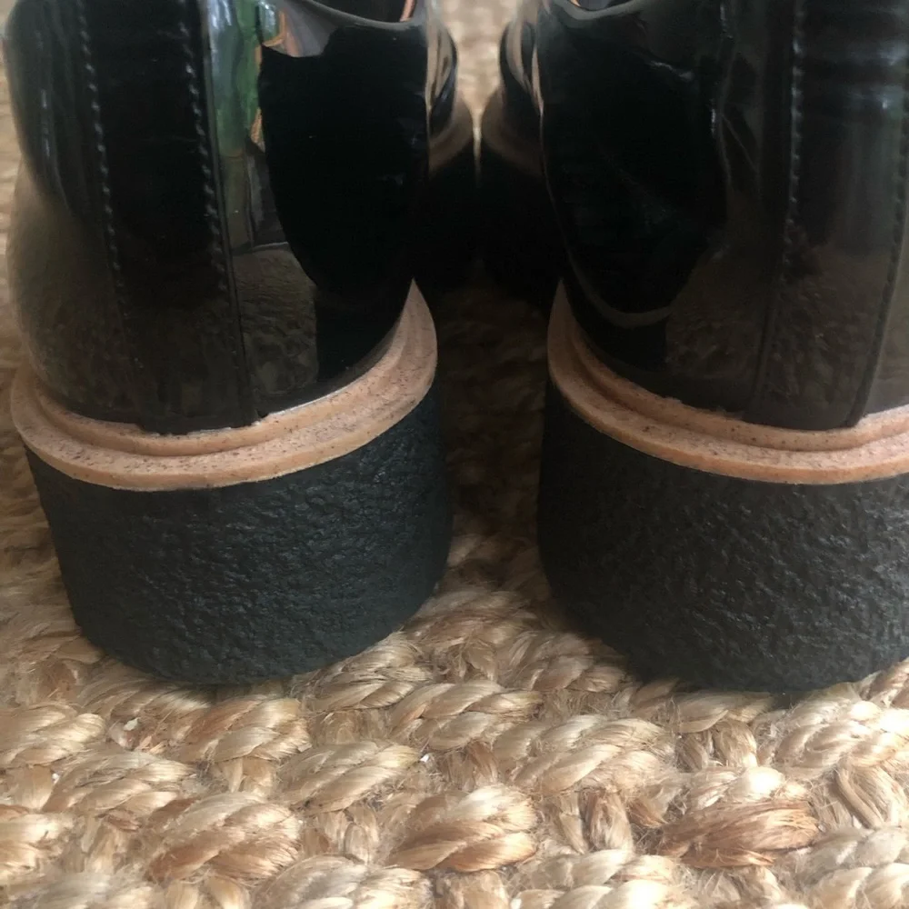 Zara Black Platform Oxfords - Picture 8 of 16